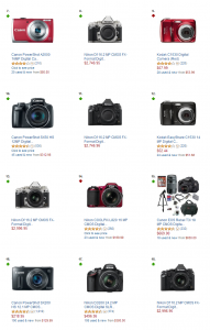 Nikon Df silver vs black sales at Amazon